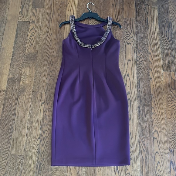 Calvin Klein purple dress, size 8 - Picture 3 of 5